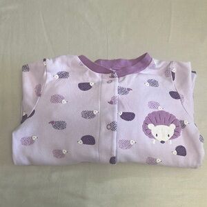 Pekkle - Purple Hedgehog Kids Pajamas
